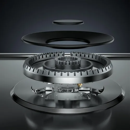 Miniatura 5 de Empava Cocina de gas de 30 pulgadas, estufa convertible LPG/NG, 5 quemadores sellados SABAF fabricados en Italia, tecnología de encendido iónico