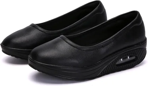 Miniatura 2 de Veroders Working Nurse Shoes Platform Sneakers - Women's Breathable Mary Jane Sneakers Lightweight Walking Sneakers Wedges Slip On Walking Shoes for