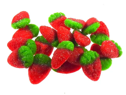 Miniatura 3 de Gummi Strawberries - Goma de fresa agria - Gomitas de fresas 2.2 libras (35.2 onzas) por CandyKorner