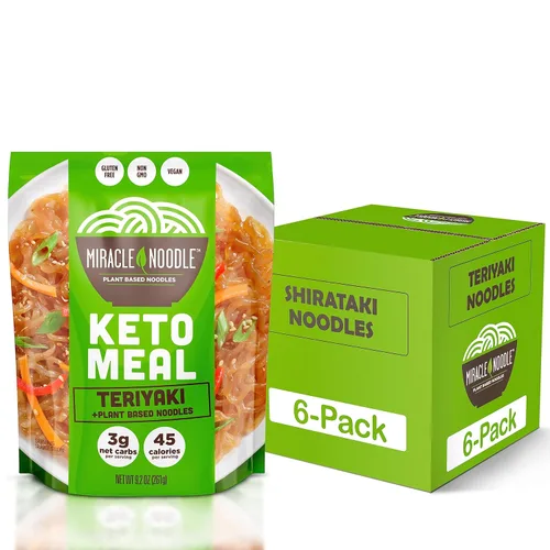 Miniatura 12 de Miracle Noodle Angel Hair Shirataki - Fideos Konjac listos para comer, aptos para dieta cetogénica, paleo, veganos, sin gluten, bajos