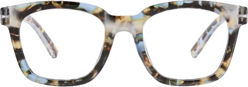 Miniatura 2 de Peepers por PeeperSpecs - Colección Focus modelo To the Max, anteojos de lectura para mujer, cuadrados, con filtro de luz azul., azul