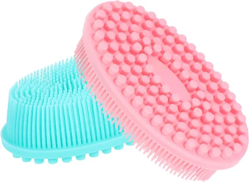 Generic Depurador corporal de doble cara para baño, entrenamiento sensorial, herramienta exfoliante suave para adultos, promueve el desarrollo