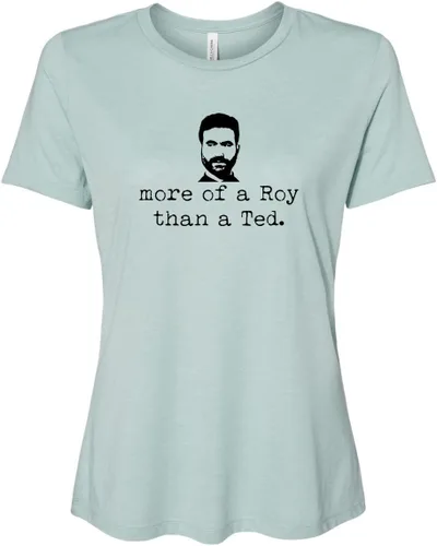 Miniatura 10 de Cute Women's Screen Printed Crew Neck Tee, Shirts With Sayings, Dusty Blue or Olive