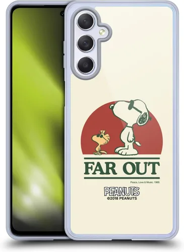 Miniatura 163 de Head Case Designs Funda de gel Woodstock 50th con licencia oficial de Peanuts Snoopy Guitar 1969 [protección de grado militar] compatible