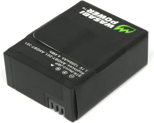 Miniatura 2 de Wasabi Power Batería para GoPro HERO3, HERO3+ y GoPro AHDBT-201, AHDBT-301, AHDBT-302 (1200mAh, 2 unidades)