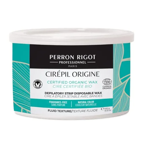 Cirepil - Origine - Lata de cera suave de 14.11 onzas - Cera orgánica certificada por Cosmos - 100% natural con aceite de jojoba - Sin fragancia