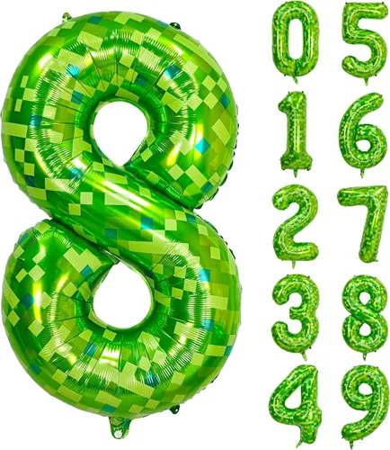 Miniatura 51 de Globos de helio de 40 pulgadas con dígitos dorados para fiesta de cumpleaños., Número 0, 40 pulgadas, número 0 oro 7