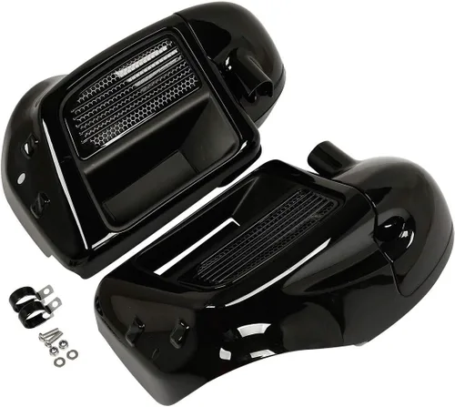 Miniatura 10 de TCT-MOTORPARTS Carenaduras inferiores ventiladas con caja de altavoces de 6 1/2" para Harley Touring Road King Street Electra Glide Road Glide Ultra