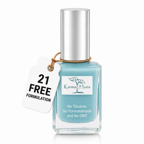 Miniatura 12 de Karma Organic Esmalte de uñas natural, no tóxico, pintura de uñas vegana y libre de crueldad (caja azul pequeño)