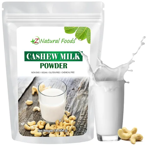 Leche de anacardo en polvo, sin azúcar, sin sabor, alternativa de leche totalmente natural, perfecta para café, batidos, cereales, bebidas para