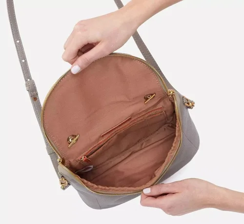 Miniatura 2 de HOBO Hobo Fern Satchel Velvet Pebbled Leather Graphite Grafito