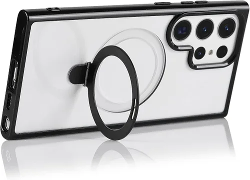 Miniatura 5 de Cavor Funda para Samsung Galaxy S22 Ultra, compatible con Magsafe para mujeres, S22 Ultra, magnética, soporte, cuerpo completo, a prueba de golpes