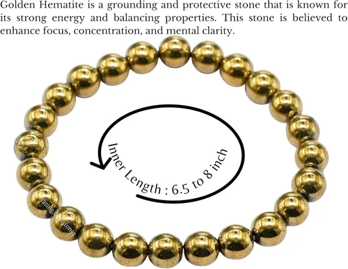 Miniatura 691 de Amazing Gemstone Pulsera de cristal para mujeres y hombres, pulsera de cristal curativo de protección, pulsera elástica con cuentas de piedras