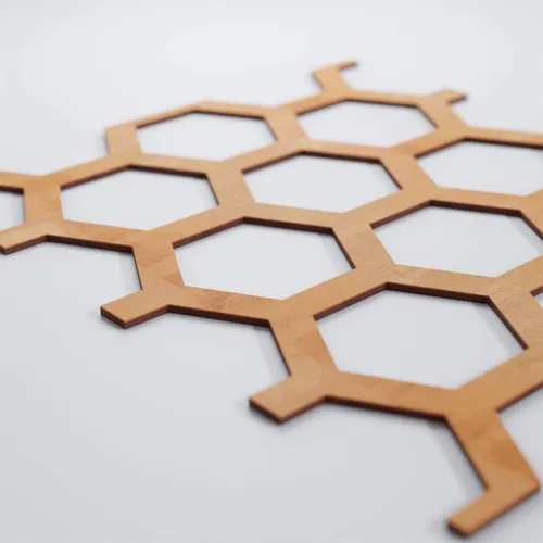 Miniatura 4 de 15 1/2"W X 23 3/8" H Large Westmore Decorativos Paneles De Pared De Madera De Calado, Aliso Alder