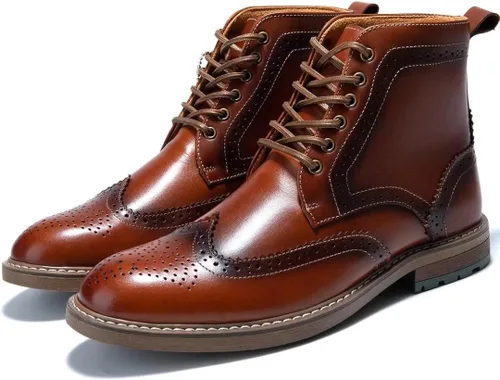 Miniatura 5 de Botas Chelsea para hombre, elegantes y cómodas, de cuero, con cremallera