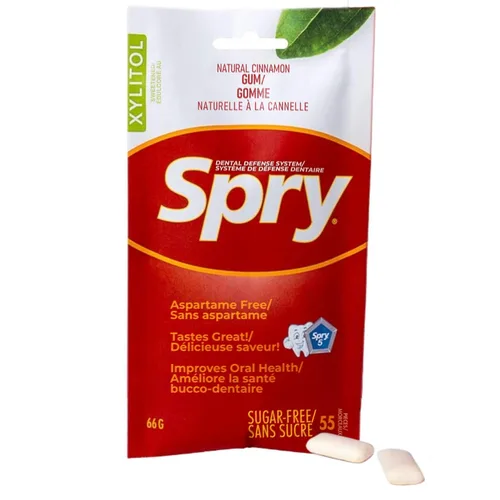 Miniatura 3 de Spry On The Go Fresh - Sistema de defensa dental de xilitol natural, sin aspartamo, sin azúcar, sin OMG (canela, 55 unidades, paquete de 1)