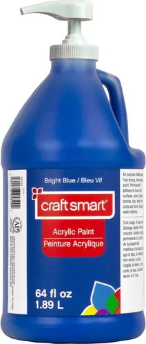 Miniatura 4 de Craft Smart Pintura acrílica negra de 64 onzas, pintura de secado rápido para dibujar, pintura, suministros de arte y manualidades, 1 paquete