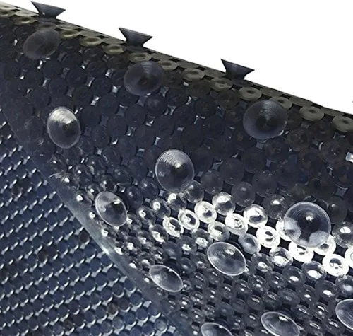 Miniatura 3 de Tapete antideslizante para bañera de 21 x 21 pulgadas, antideslizante, lavable a máquina, tapete de baño de seguridad con ventosas