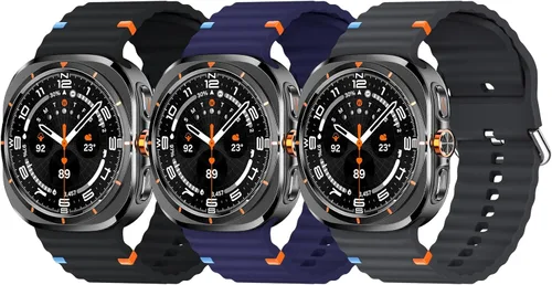Miniatura 20 de Acextro Paquete de 6 Correas Deportivas Marinas Compatibles con Galaxy Watch Ultra de 47 mm (2025/2024), Correas para Reloj Samsung Watch 7 Ultra