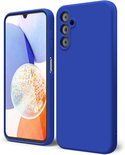 Miniatura 90 de oakxco Funda para teléfono Samsung Galaxy A12 con agarre de silicona líquida, linda delgada fina suave cubierta de gel de goma TPU lisa para mujeres