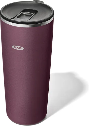 Miniatura 13 de OXO Strive - Vaso aislado de 24 onzas con tapa deslizante, cobalto oscuro