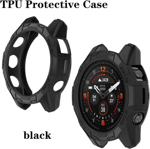 Miniatura 4 de Protector de pantalla de reloj compatible con Garmin Epix Pro de 1.654 pulgadas/Fenix 7S, película de vidrio templado antiarañazos de alta