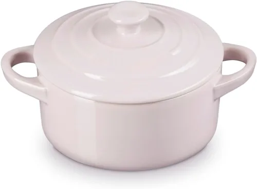 Miniatura 13 de Le Creuset Gres Mini Redondo Cocotte, 8 onzas., Blanco