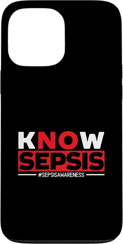 Funda para iPhone 13 Pro Max Know Sepsis Sepsis Warrior Sepsis Sepsis Concientización
