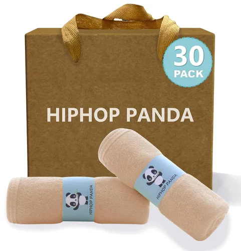 Miniatura 21 de HIPHOP PANDA Toallitas para bebé, rayón hecho de bambú - 2 capas ultra suaves y absorbentes, toalla facial de baño para recién nacidos - toallitas