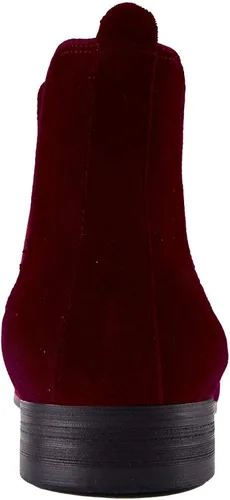 Miniatura 4 de Jeder S Botas Chelsea para hombre, zapatos de cuero de terciopelo, botas negras, calzado para hombre, botas de piel de felpa cálida para hombres