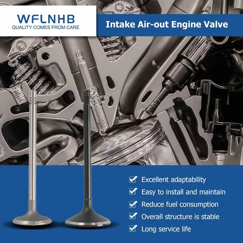 Miniatura 2 de WFLNHB Válvulas de Motor de Admisión y Escape de Repuesto para GM 2.0L 2.2L 2.4L Ecotec DOHC