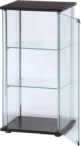 Miniatura 5 de Fuji Boeki 96049 - Estuche de la colección 96049, 3 niveles, ancho 16.7 x profundidad 14.4 x 33.9 pulgadas (16.7 x 14.4 x 33.9 in), marrón, vidrio