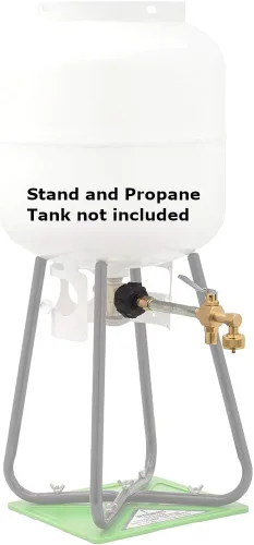 Miniatura 2 de Flame King Válvula Adaptadora de Accesorio de Recarga de Propano para Cilindros de Tanque Recargables de Camping de 1LB