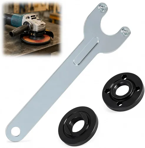 Miniatura 11 de Podoy Paquete de 6 tuercas de bloqueo de brida de amoladora angular 5/8-11, piezas de repuesto compatibles con Dewalt Milwaukee Makita Ryobi Bosch