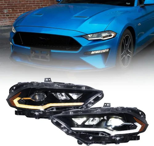 Miniatura 2 de Form Lighting – Faros delanteros secuenciales LED compatibles con Ford Mustang 2018-2023 (par)