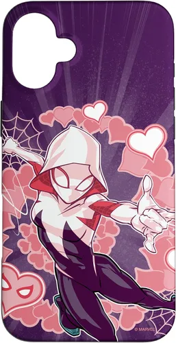 Miniatura 23 de Marvel Spider-Man Into The Spider-Verse Gwen Stacy Hearts - Carcasa para iPhone 17