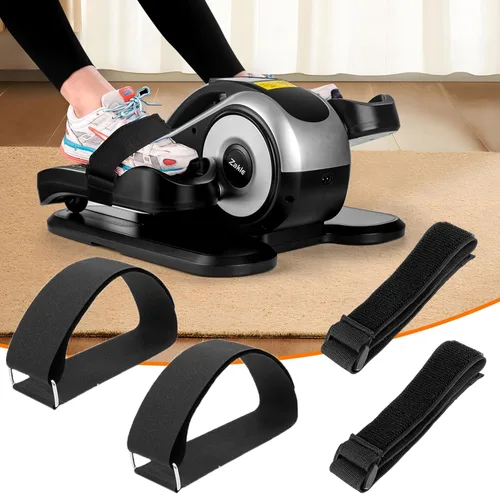 Zakle 4 correas de pedal de máquina elíptica para debajo del escritorio, adecuadas para ejercicios de pedal de pierna para personas mayores,