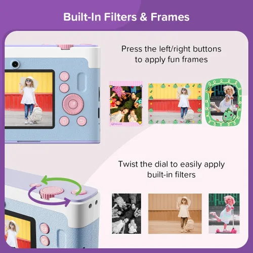 Miniatura 7 de Nueva Cámara myFirst Insta Lux - Cámara Digital de Impresión Instantánea a Todo Color, Impresora Fotográfica Móvil, Idea de Regalo de Cumpleaños