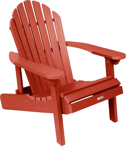 Miniatura 7 de Highwood Hamilton - Silla Adirondack plegable y reclinable fabricada en Estados Unidos, tamaño adulto, eucalipto