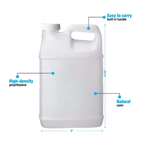 Miniatura 2 de Hudson Exchange - Recipientes HDPE Hedpak de 2.5 galones, natural, paquete de 2 unidades.