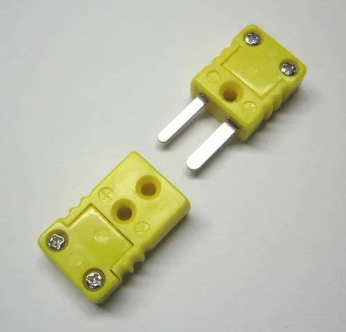 Miniatura 7 de Mini conector de cable de termopar tipo K, conector de cable, 5 pares macho y hembra tipo K enchufes