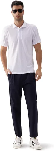 Miniatura 2 de Polo de golf de manga corta para hombre, ajuste regular, secado rápido, camiseta deportiva de entrenamiento