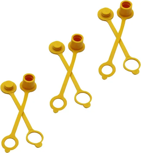 MENSI Propano/gas natural LP de desconexión rápida conectar tapa de polvo de 3/8 pulgadas utilizado para propano adaptador rápido conectar no 9.52 mm