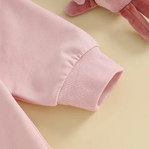 Miniatura 37 de FYBITBO Sudadera de cuello redondo para bebé niña y niño, mameluco de burbujas, camisa de manga larga, traje de San Valentín, ropa de otoño
