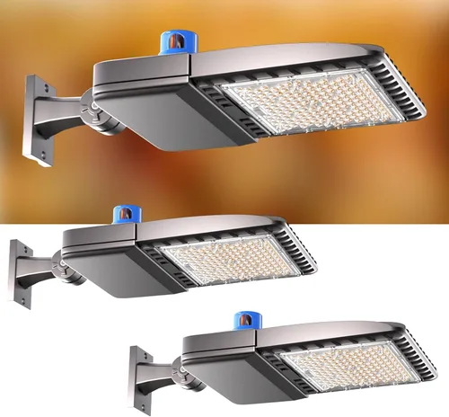 Luz LED de estacionamiento de 150 W, 22500 lm (Eqv 600 W HID HPS) Luz de poste LED de montaje en brazo IP65 5000K ETL Listado Iluminación de área