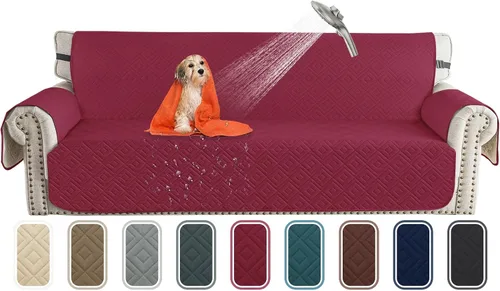 Miniatura 39 de XINEAGE Funda 100% impermeable para silla y sofá para mascotas, funda antideslizante para sofá, fundas lavables para silla, protector de muebles