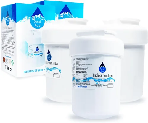 Paquete de 3 filtros de agua de repuesto para refrigerador General Electric GSC23LSRBSS - Compatible con cartucho de filtro de agua de refrigerador