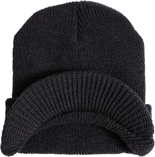 Miniatura 2 de Gorro de invierno con visera, 100 % lana, fabricado en Estados Unidos - Genuino G.I.