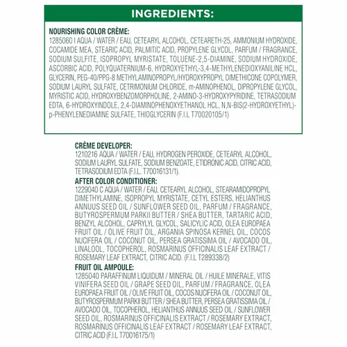 Miniatura 11 de Garnier Color de Cabello Nutrisse Crema Nutritiva, 40 Marrón Oscuro (Chocolate Oscuro) Tinte Permanente para el Cabello, 1 Unidad