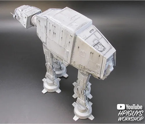 Miniatura 8 de MPC Star Wars: El Imperio contraataca AT-AT 1:1000 Kit de modelo a escala 1:1000